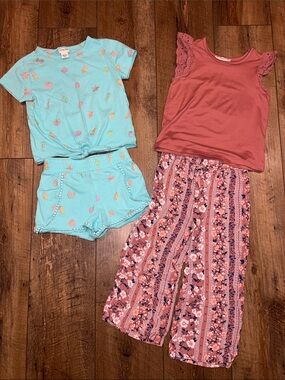 Toddler Girl Matching Set Bundle, XS (4-5 / 5T)